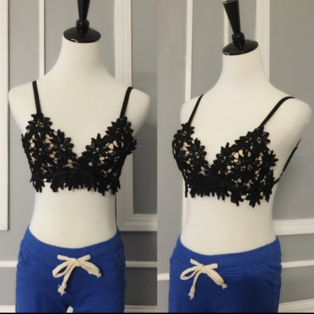 DAISY Bralette in Black S M - Picture 2 of 5